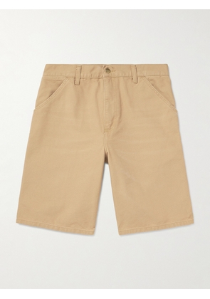 Carhartt WIP - Straight-Leg Organic Cotton-Canvas Shorts - Men - Neutrals - UK/US 30