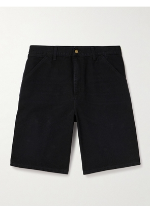 Carhartt WIP - Straight-Leg Organic Cotton-Canvas Shorts - Men - Black - UK/US 30