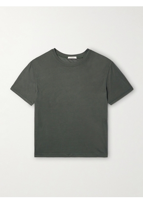 LEMAIRE - Silk-Jersey T-Shirt - Men - Green - XS