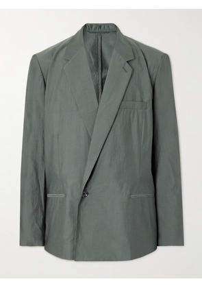 LEMAIRE - Cotton and Silk-Blend Suit Jacket - Men - Green - IT 44
