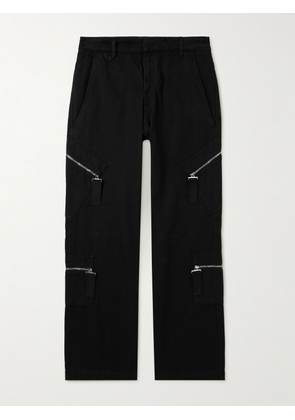 Jacquemus - Wide-Leg Zip-Detailed Cotton-Canvas Cargo Trousers - Men - Black - IT 44