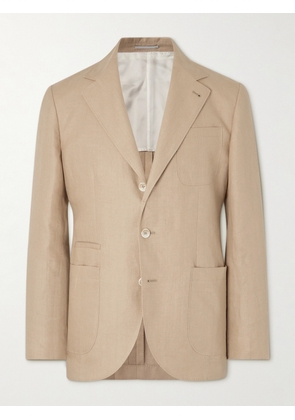 Brunello Cucinelli - Linen Suit Jacket - Men - Neutrals - IT 44