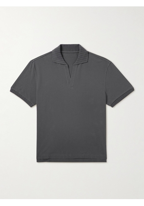 Stòffa - Cotton-Piquè Polo Shirt - Men - Gray - IT 46
