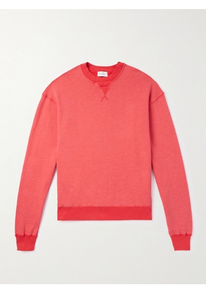 John Elliott - Vintage Cotton-Blend Jersey Sweatshirt - Men - Red - S