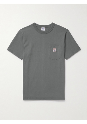Randy's Garments - Logo-Appliquéd Cotton-Jersey T-Shirt - Men - Gray - S