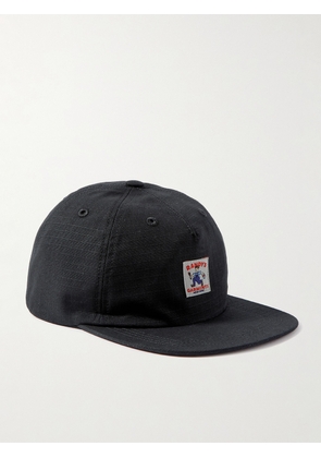 Randy's Garments - Logo-Appliquéd Cotton-Ripstop Baseball Cap - Men - Black