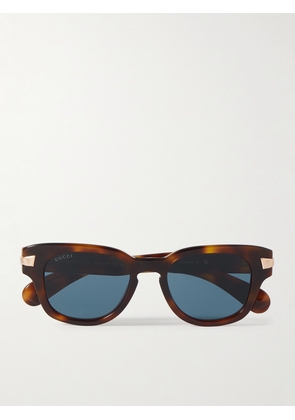 Gucci Eyewear - D-Frame Tortoiseshell Acetate and Gold-Tone Sunglasses - Men - Tortoiseshell