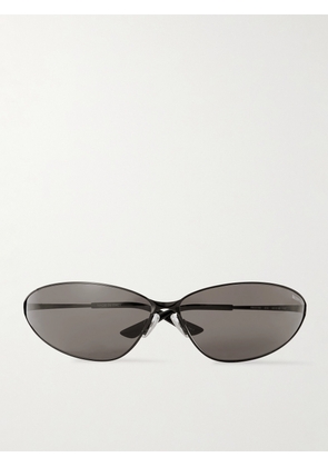 Balenciaga - Cat-Eye Metal Sunglasses - Men - Black