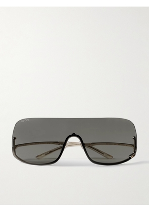Gucci Eyewear - D-Frame Gold-Tone Sunglasses - Men - Gold