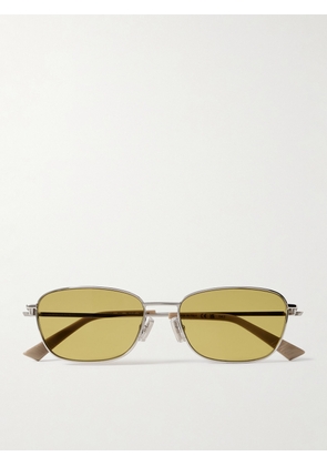 Bottega Veneta - D-Frame Silver-Tone Sunglasses - Men - Silver