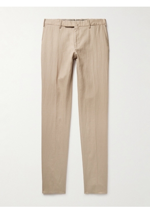 Incotex - Venezia 1951 Slim-Fit Linen Trousers - Men - Neutrals - IT 44