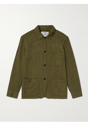 Portuguese Flannel - Labura Slim-Fit Linen Jacket - Men - Green - XS