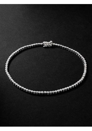 Greg Yuna - Black Rhodium-Plated White Gold Diamond Tennis Bracelet - Men - Silver