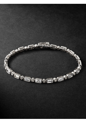 Greg Yuna - White Gold, Sapphire and Diamond Bracelet - Men - Silver