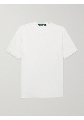 Incotex - Zanone Stretch-Linen T-Shirt - Men - White - IT 44