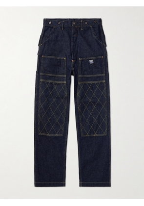 KAPITAL - Lumber Straight-Leg Panelled Jeans - Men - Blue - 1