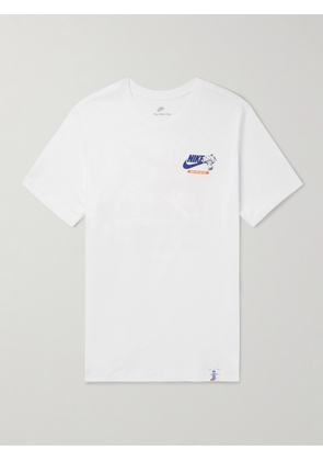 Nike - Printed Cotton-Jersey T-Shirt - Men - White - XS