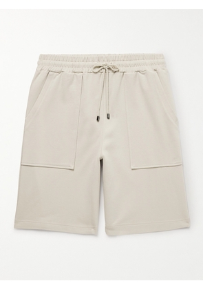 Zimmerli - Straight-Leg Stretch-Modal and Cotton-Blend Jersey Drawstring Shorts - Men - Neutrals - S