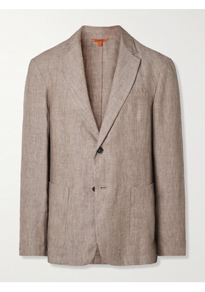 Barena - Borgo Linen Suit Jacket - Men - Brown - IT 44