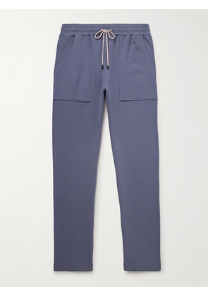 Zimmerli - Straight-Leg Stretch Modal and Cotton-Blend Jersey Sweatpants - Men - Blue - S