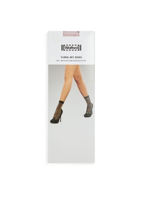 Wolford Netted Floral Socks