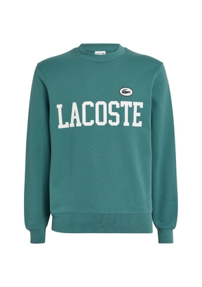 Lacoste Flocked-Fleece Logo Sweatshirt