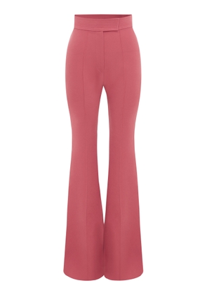 Alex Perry - Crepe High-Rise Flared Trousers - Pink - AU 8 - Moda Operandi
