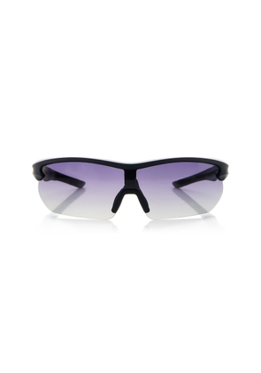 Banbé - Exclusive The Graham Wrap-Frame Acetate Sunglasses - Black - OS - Moda Operandi