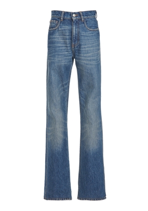 Coperni - Mid-Rise Straight-Leg Jeans - Medium Wash - S - Moda Operandi