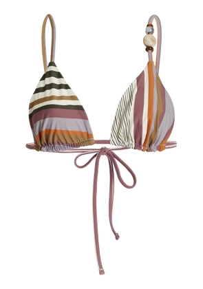 SIR - Exclusive Lipari Beaded String Triangle Bikini Top - Stripe - 0 - Moda Operandi
