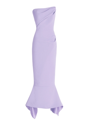 Maticevski - Exclusive Suffix Strapless Crepe Midi Dress - Purple - AU 12 - Moda Operandi