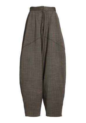 Stella McCartney - Stretch-Wool Tapered Pants - Grey - IT 40 - Moda Operandi