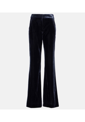 Veronica Beard Lebone wide-leg velvet pants