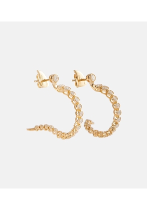 Ondyn Continuum 14kt yellow gold earrings with diamonds