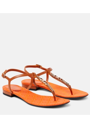 Gucci Gucci Signoria leather thong sandals