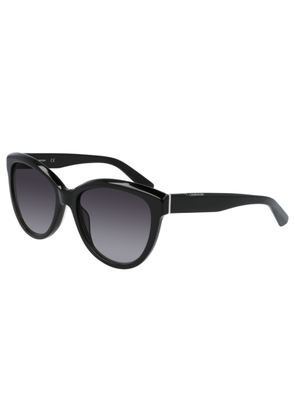 Calvin Klein Grey Gradient Cat Eye Ladies Sunglasses CK21709S 001 56