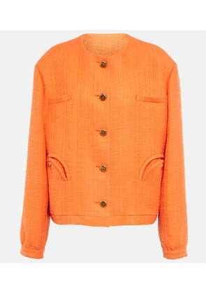 Blazé Milano Gliss Bolero cotton-blend jacket