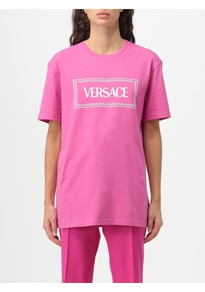 T-Shirt VERSACE Woman colour Fuchsia