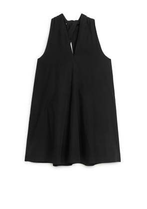 Halterneck Dress - Black
