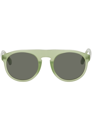 Dries Van Noten Green Linda Farrow Edition 91 C1 Sunglasses