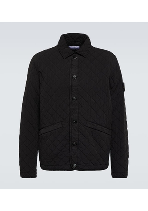 Stone Island Compass quilted cotton-blend jacket