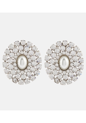 Alessandra Rich Embellished clip-on earrings
