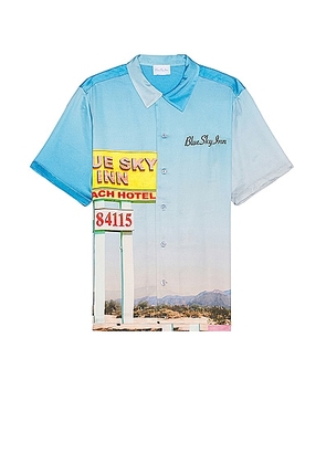 Blue Sky Inn Beach Hotel Shirt in Beach Hotel - Blue. Size S (also in ).