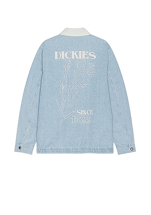 Dickies Herndon Jacket in Denim Vintage Wash - Blue. Size M (also in ).