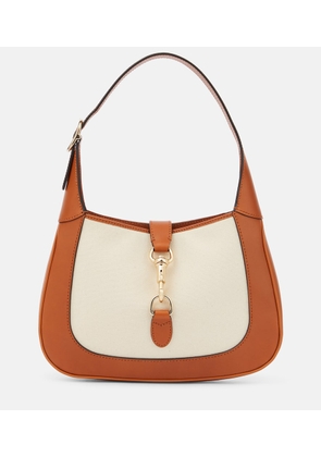 Gucci Gucci Jackie Small leather-trimmed shoulder bag