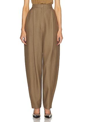 KHAITE Ashford Pant in Toffee - Tan. Size 6 (also in 2).