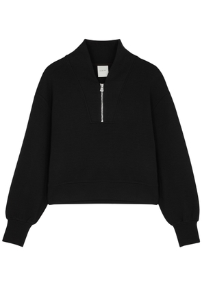 Varley Davidson Half-zip Stretch-jersey Sweatshirt, Sweatshirts, Black - L (UK14 / L)