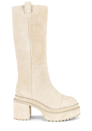 Cult Gaia Hana Boot in Cream. Size 39.5.