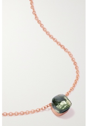 Pomellato - Nudo 18-karat Rose And White Gold Prasiolite Necklace - One size