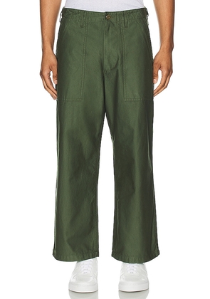 Beams Plus Mil Utility Trousers in Olive. Size S.